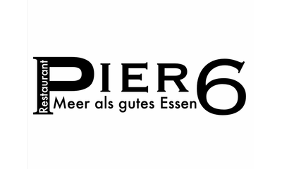 Das Logo des Restaurant Pier 6 GmbH