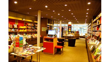 Innenansicht einer Buchhandlung