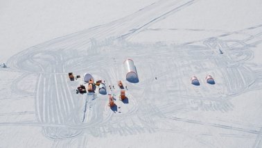 Ein Camp in der Antarktis | © BEYOND EPICA