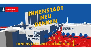 Schriftzug Innenstadt neu denken | © urbanista