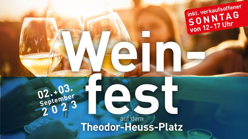 Plakatmotiv zum Weinfest samt Verkaufsoffener Sonntag  | © Erlebnis Bremerhaven GmbH 