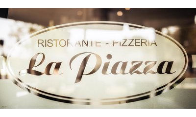 Das Firmenlogo vom Restaurant La Piazza | © Yvonne Bösel Studio 23 