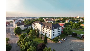 Außenansicht des havenhostel Bremerhaven