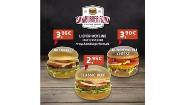 Verschiedene Hamburger